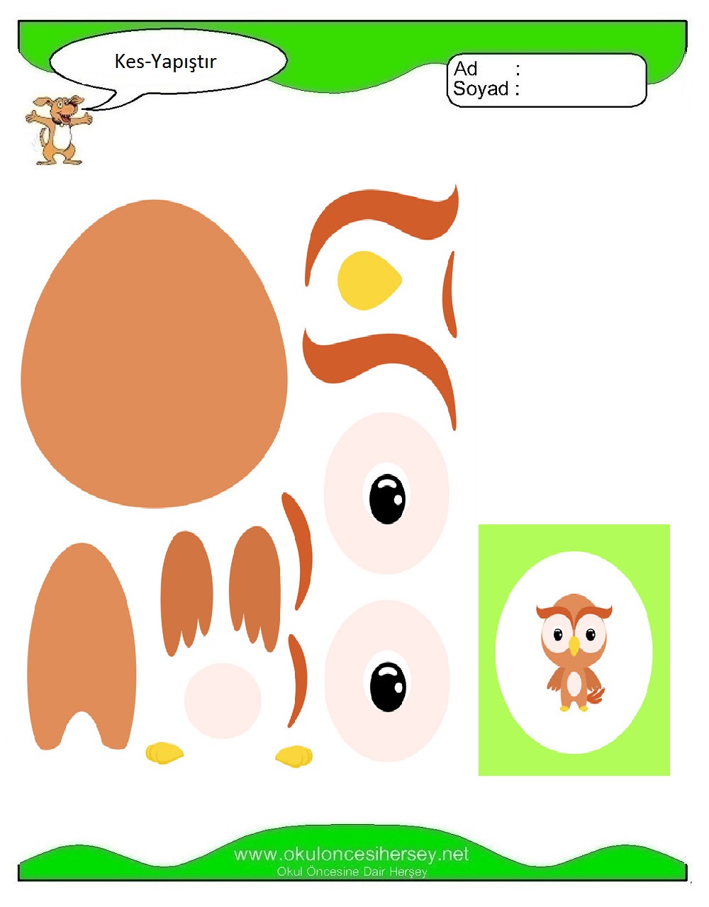 Kes Yapıştır Çalışmaları