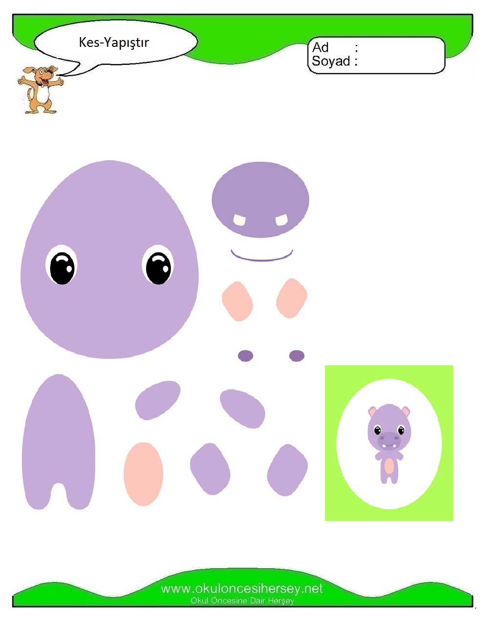 Kes Yapıştır Çalışmaları