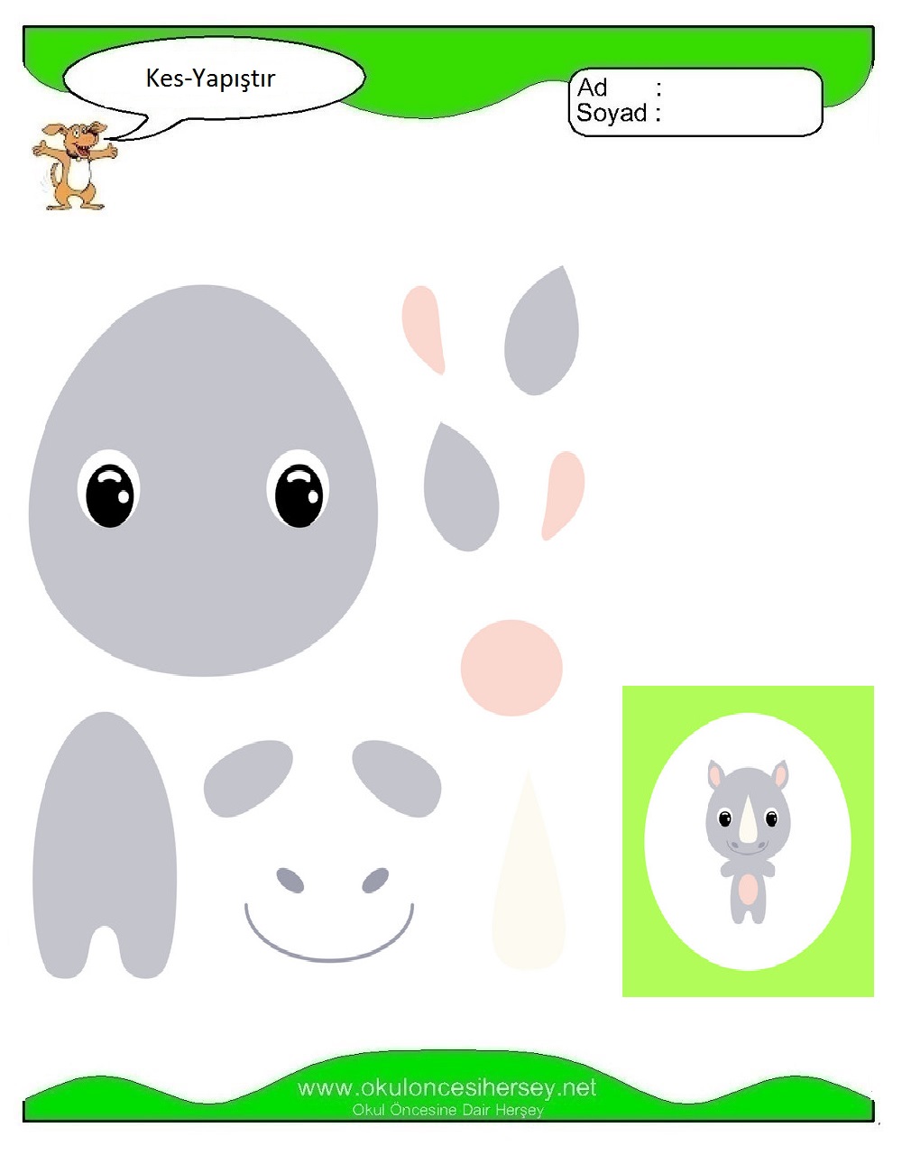 Kes Yapıştır Çalışmaları