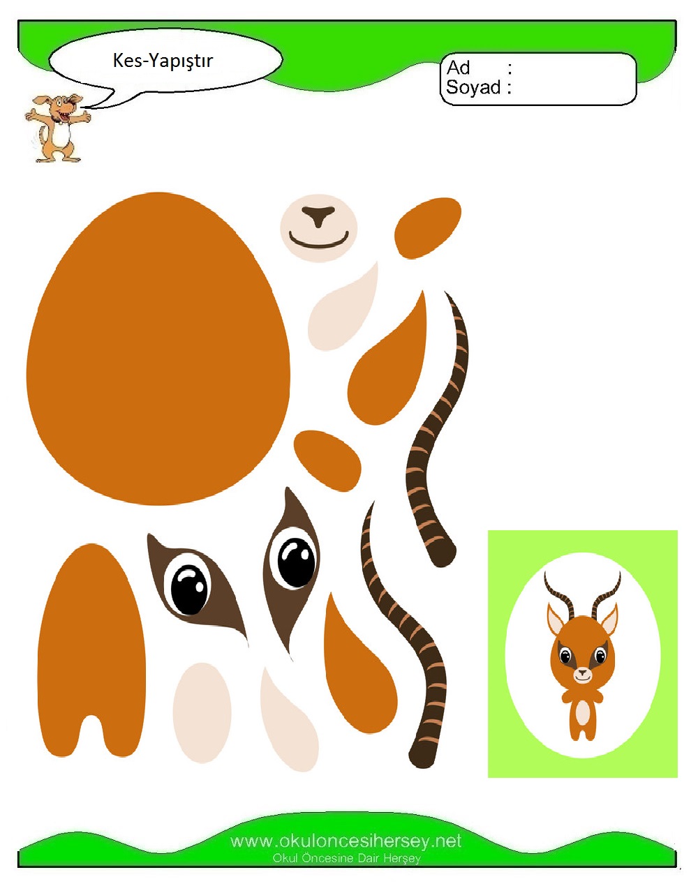 Kes Yapıştır Çalışmaları