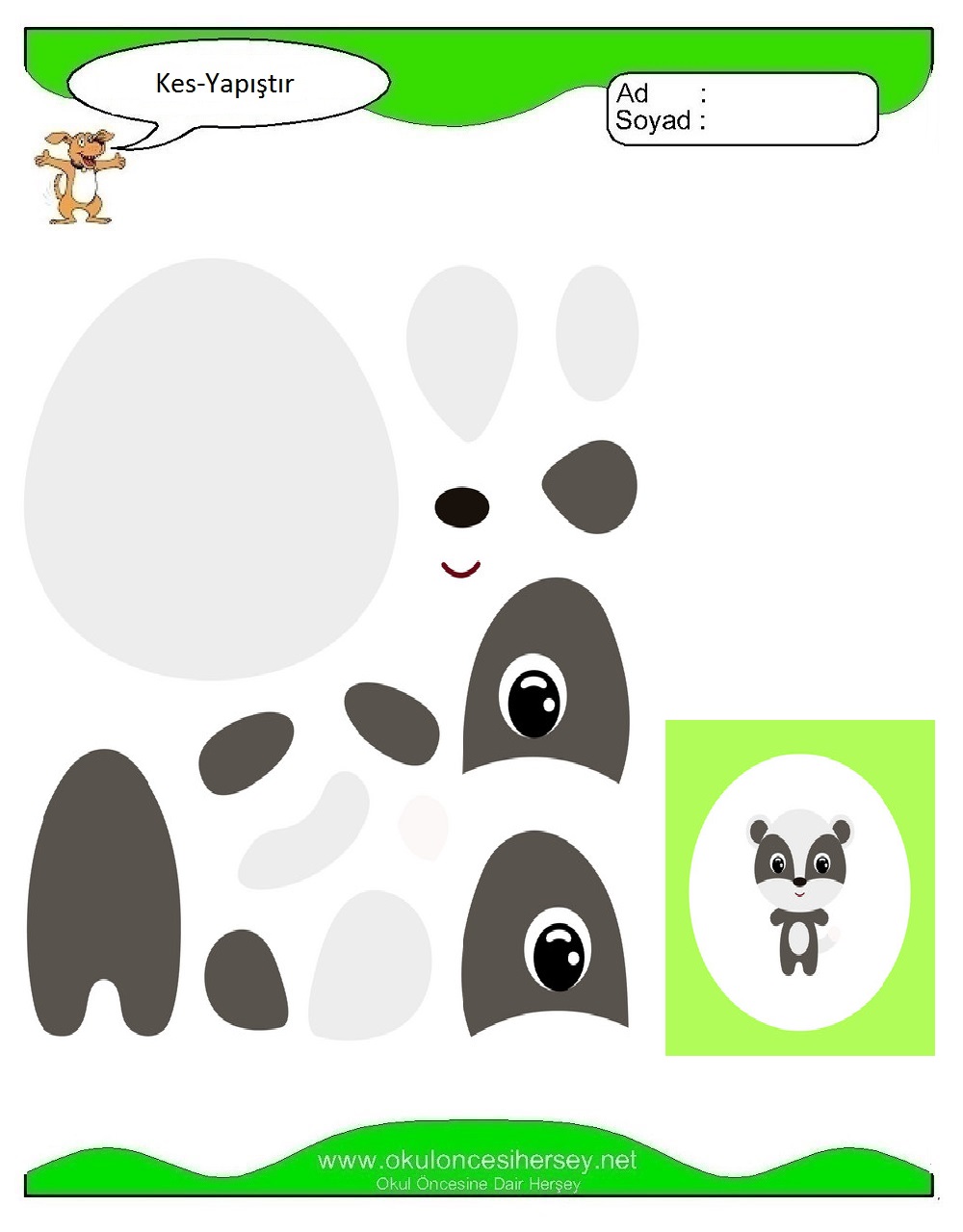 Kes Yapıştır Çalışmaları