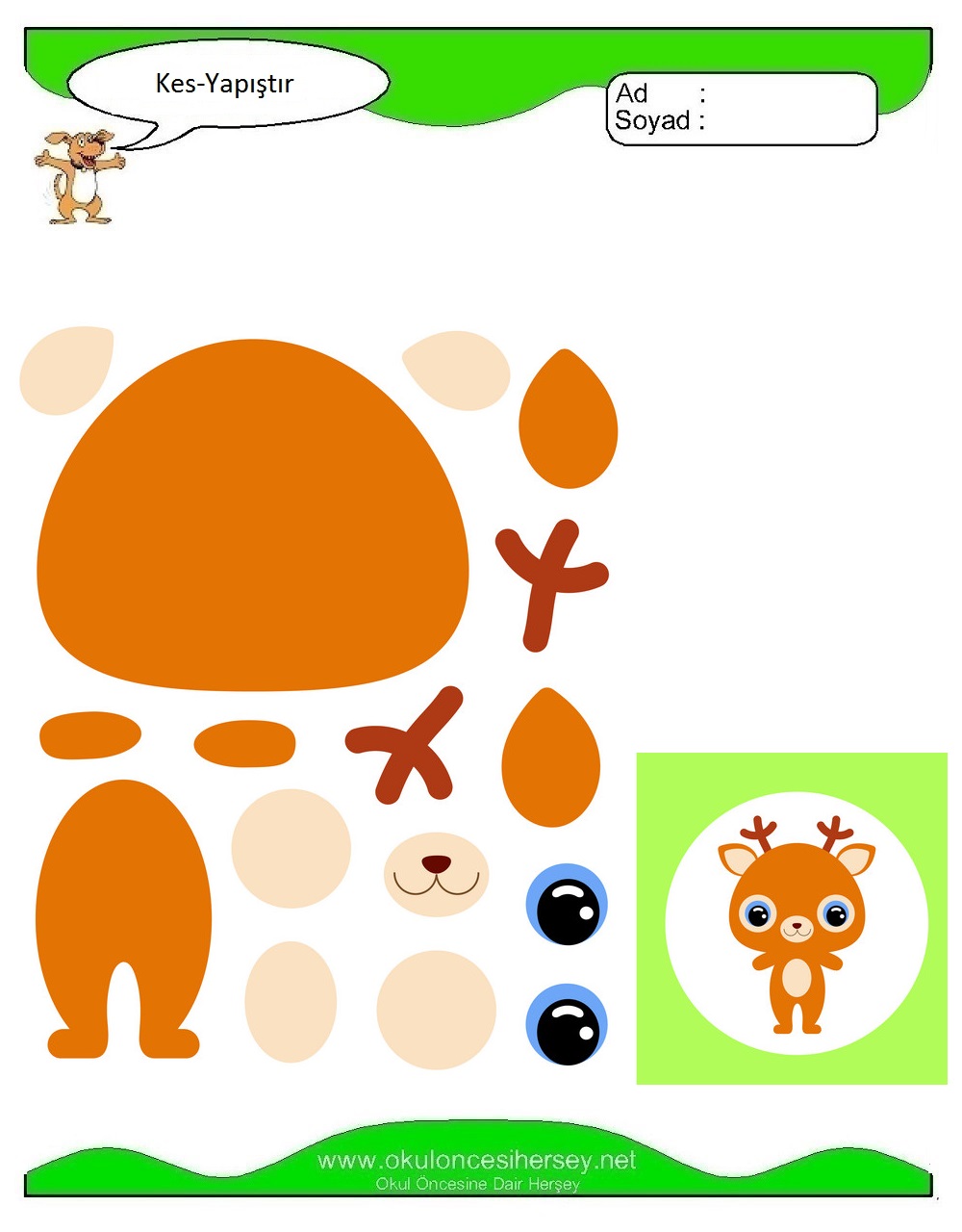 Kes Yapıştır Çalışmaları