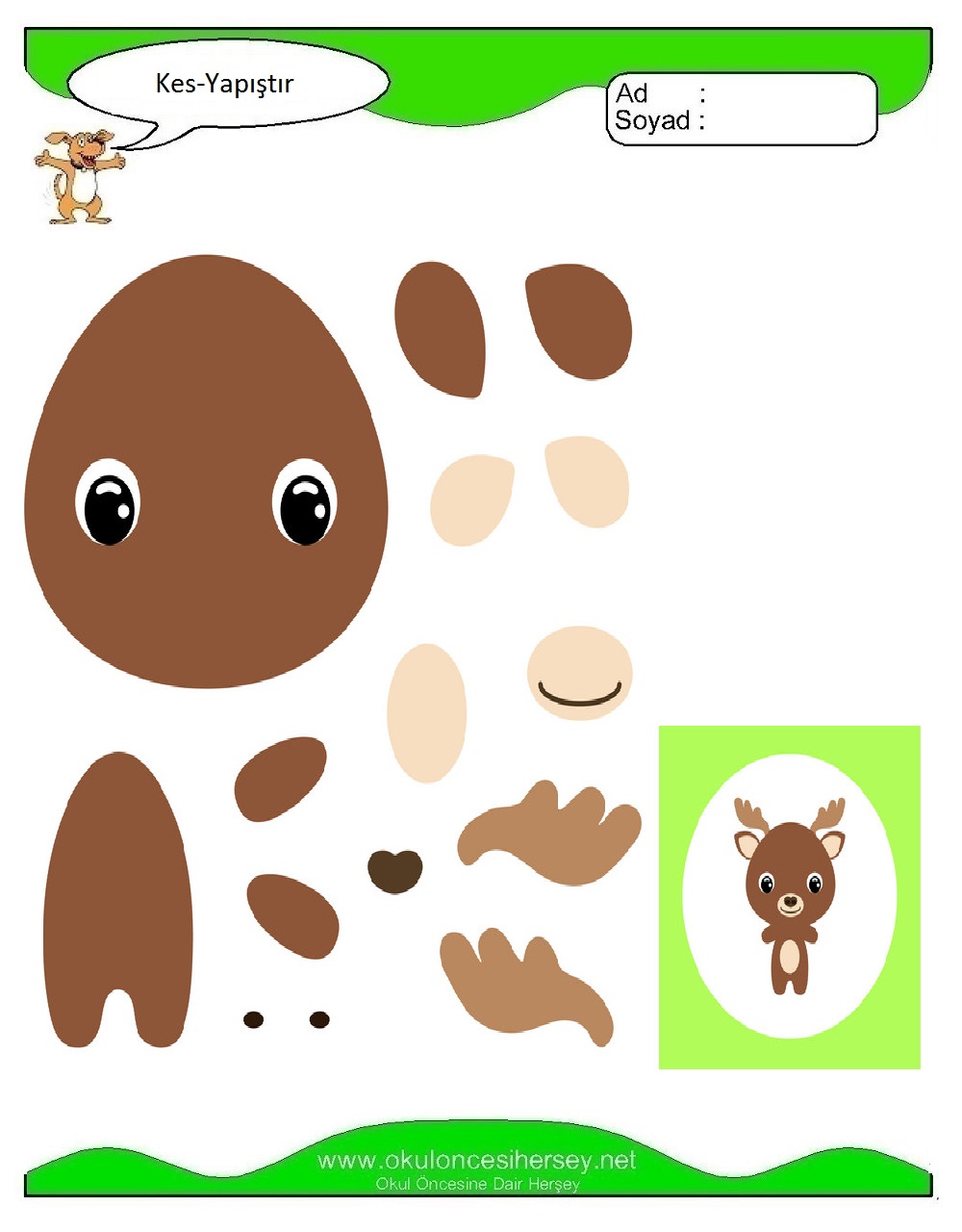 Kes Yapıştır Çalışmaları