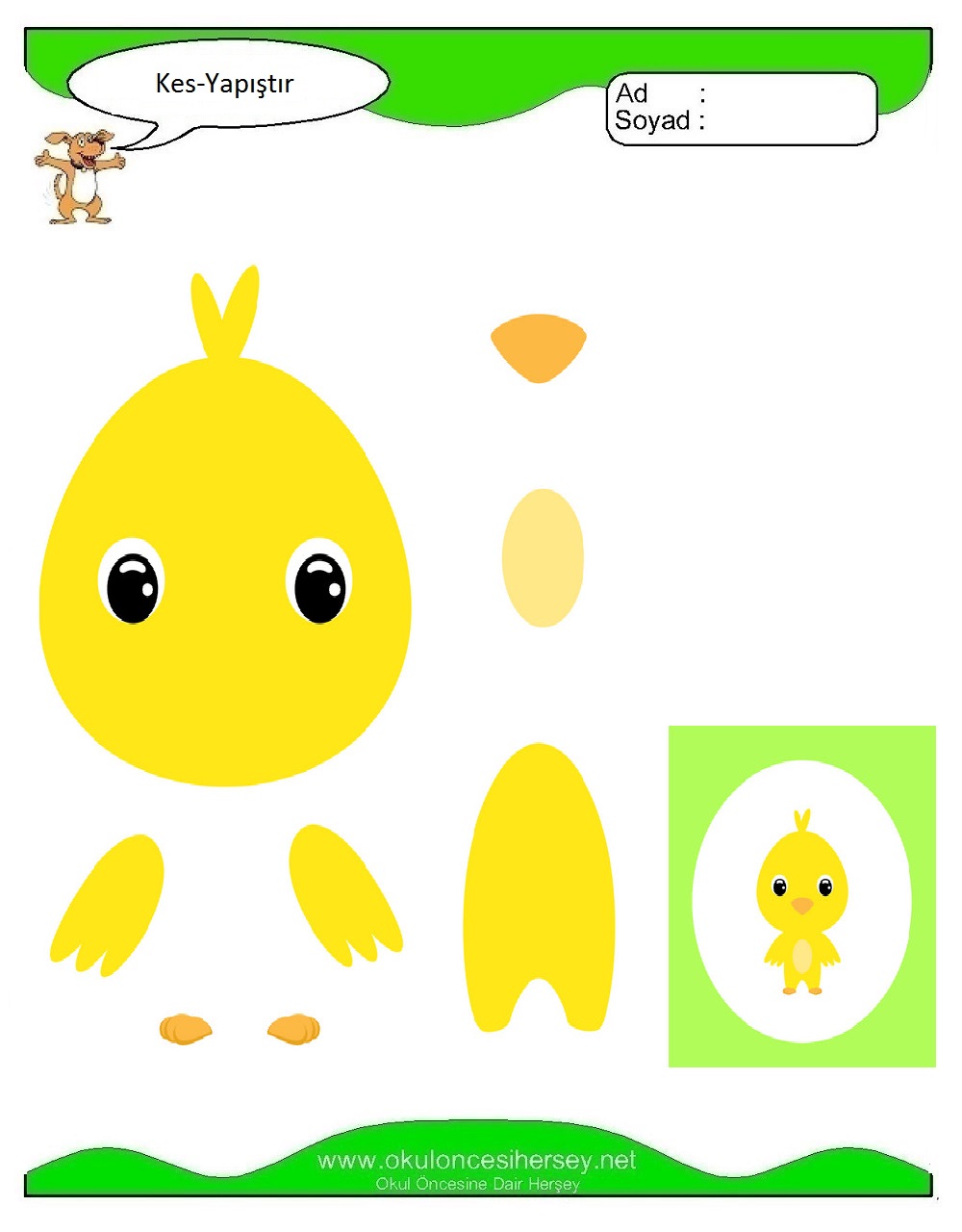 Kes Yapıştır Çalışmaları