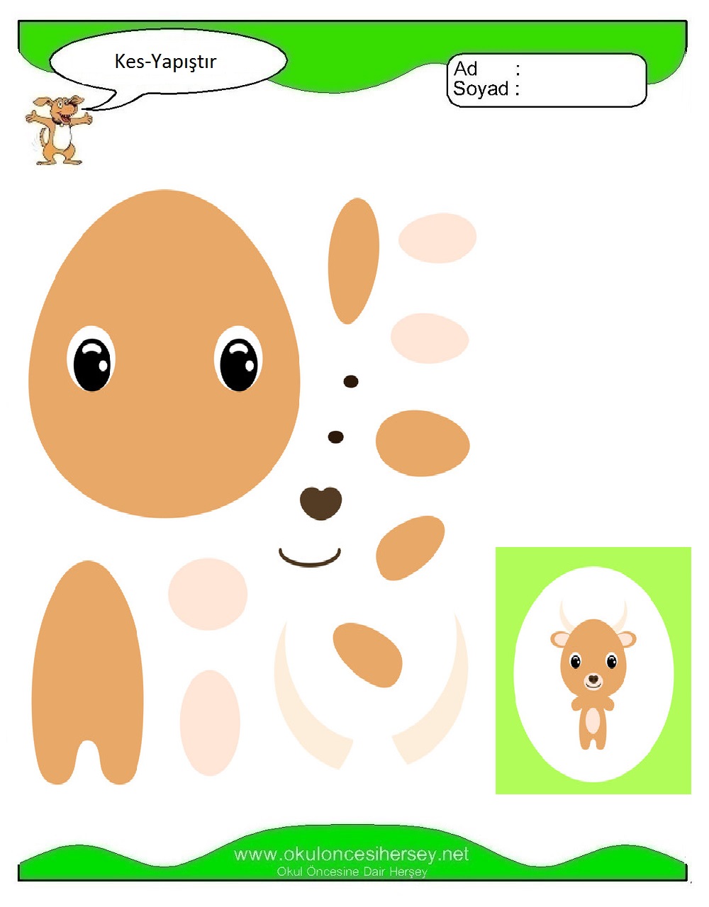 Kes Yapıştır Çalışmaları