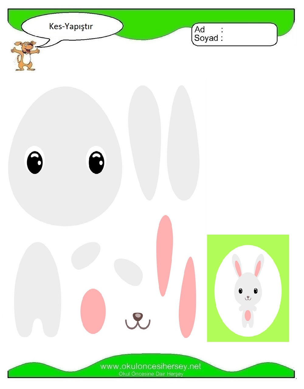 Kes Yapıştır Çalışmaları