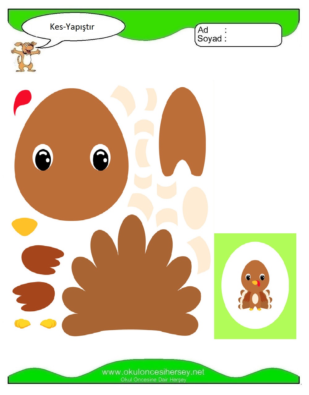 Kes Yapıştır Çalışmaları