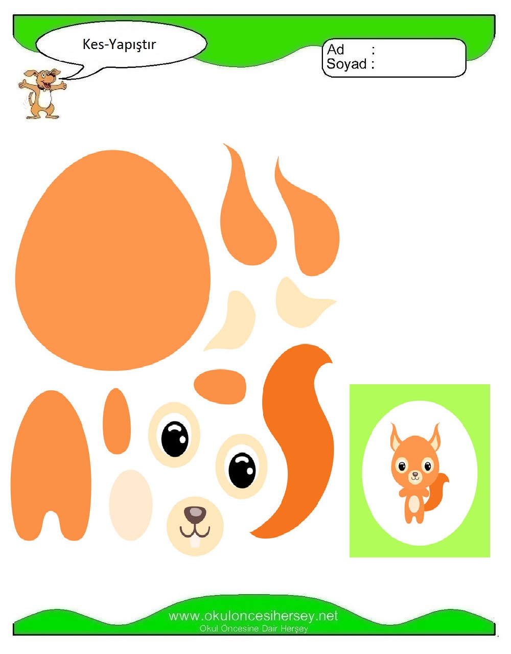 Kes Yapıştır Çalışmaları