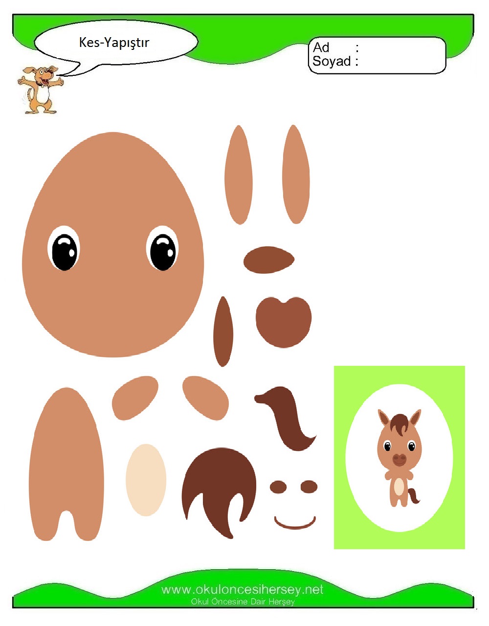 Kes Yapıştır Çalışmaları