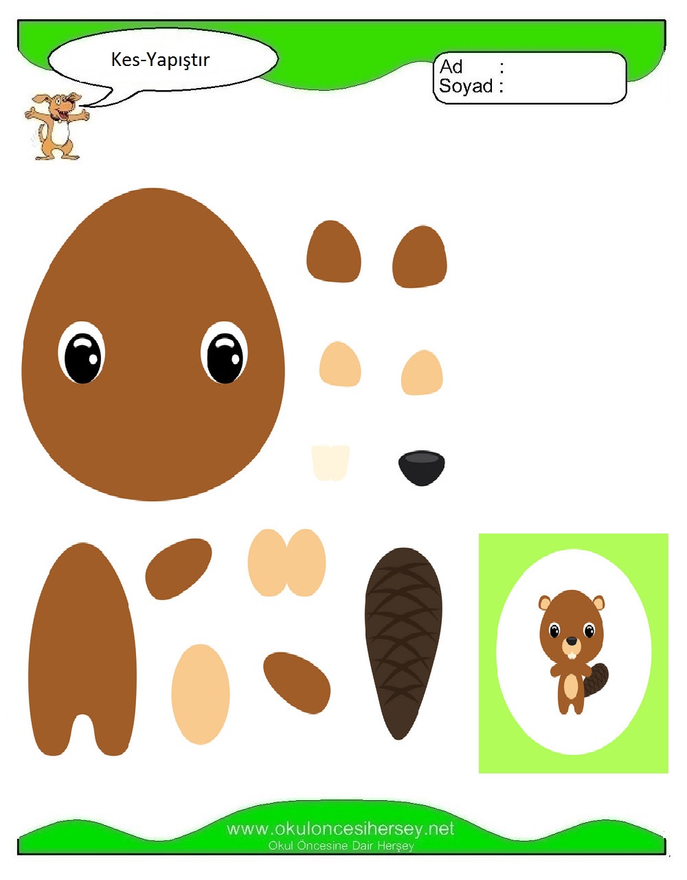 Kes Yapıştır Çalışmaları