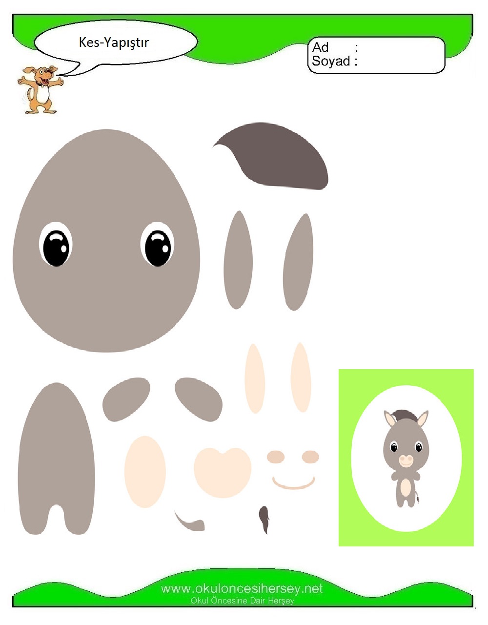 Kes Yapıştır Çalışmaları