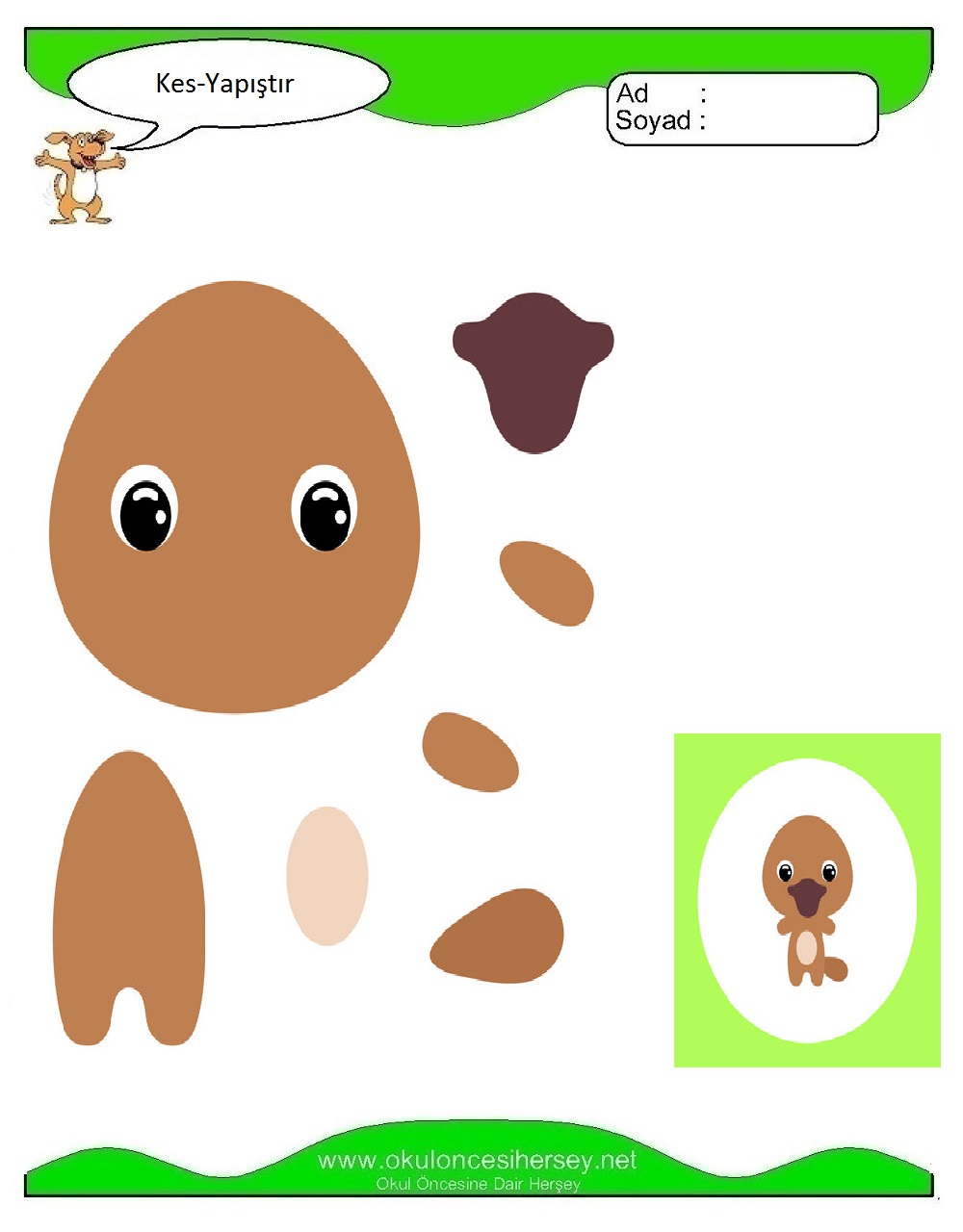 Kes Yapıştır Çalışmaları