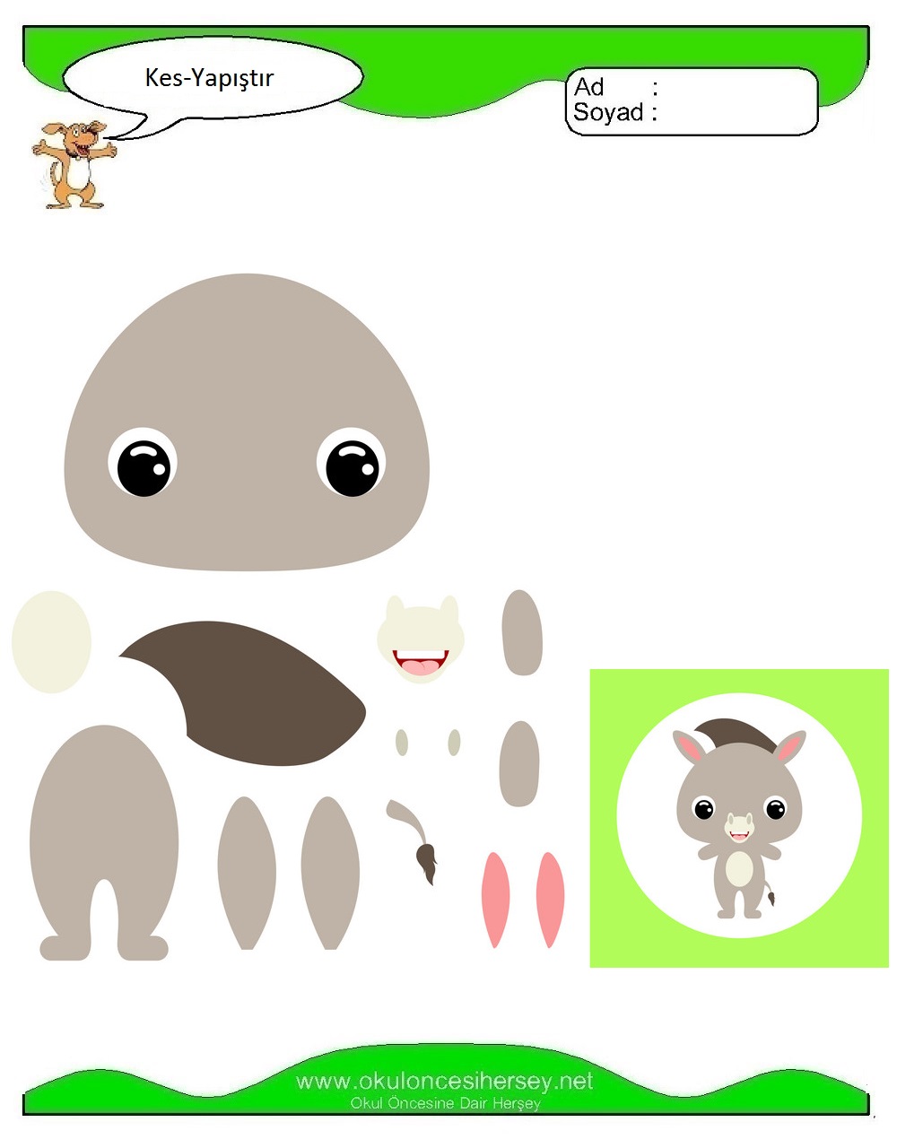 Kes Yapıştır Çalışmaları