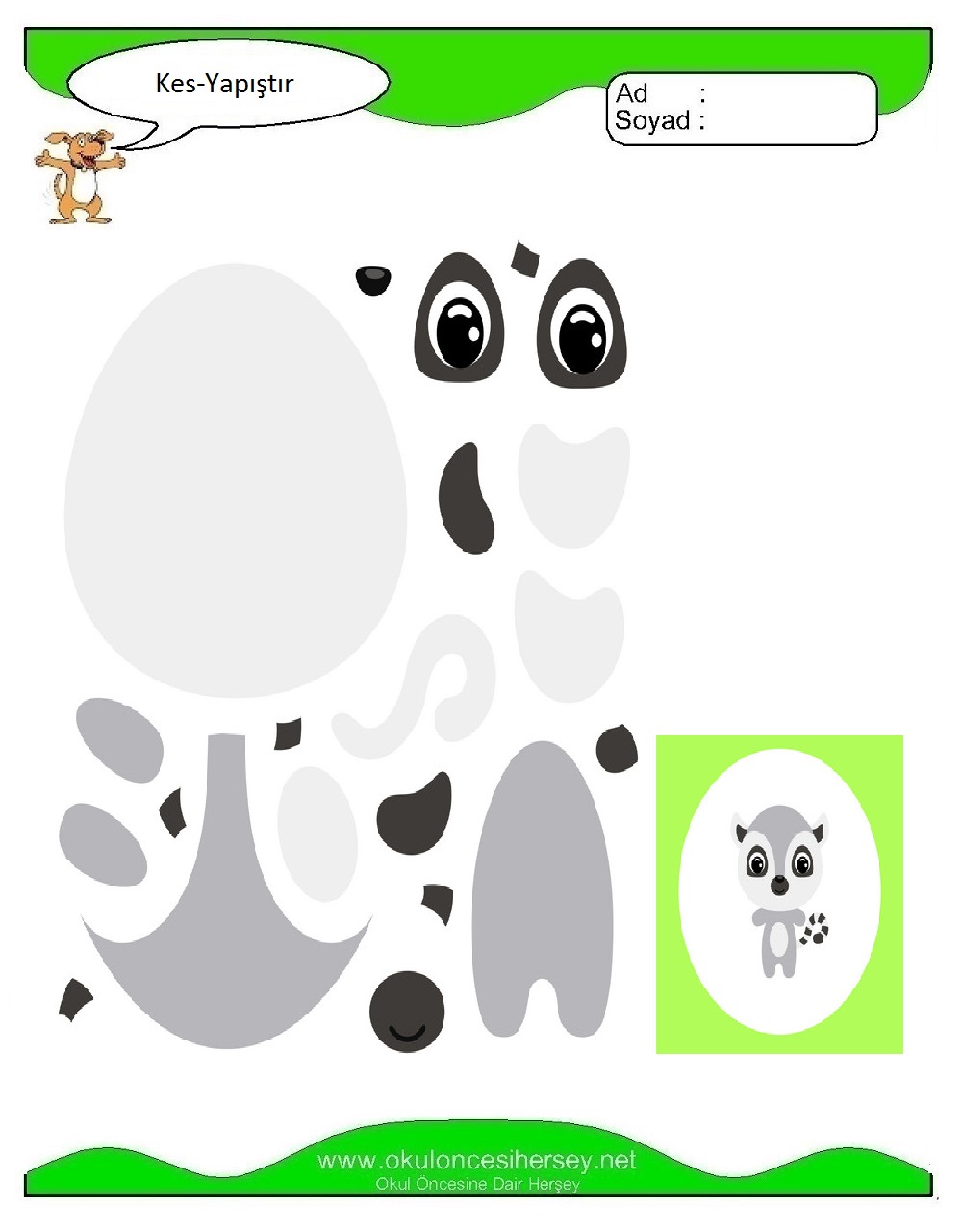 Kes Yapıştır Çalışmaları