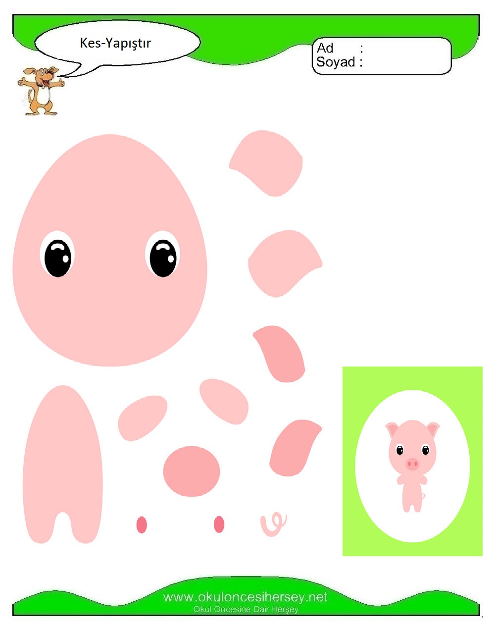 Kes Yapıştır Çalışmaları