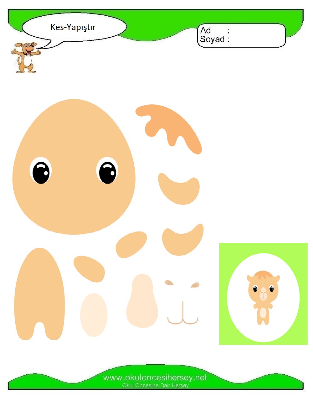 Kes Yapıştır Çalışmaları