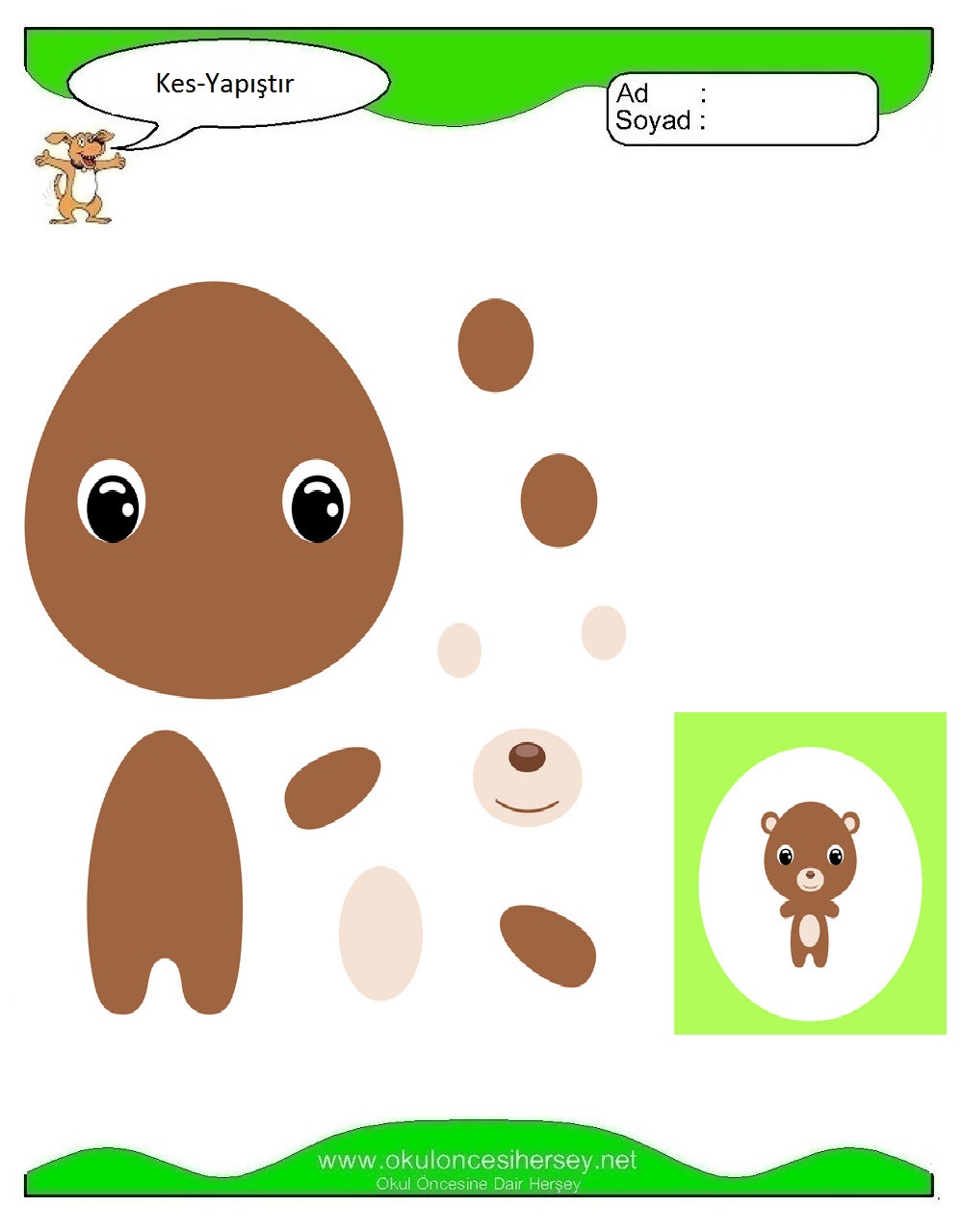 Kes Yapıştır Çalışmaları