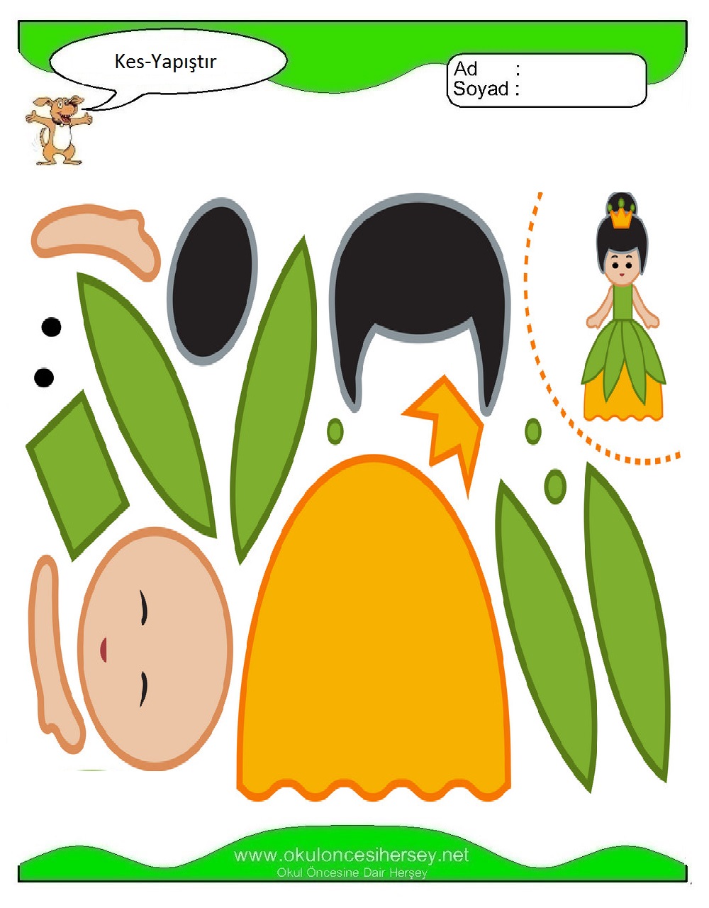 Kes Yapıştır Çalışmaları