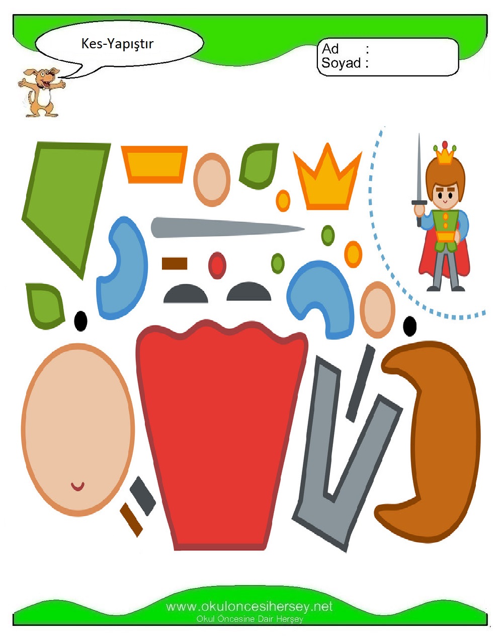 Kes Yapıştır Çalışmaları