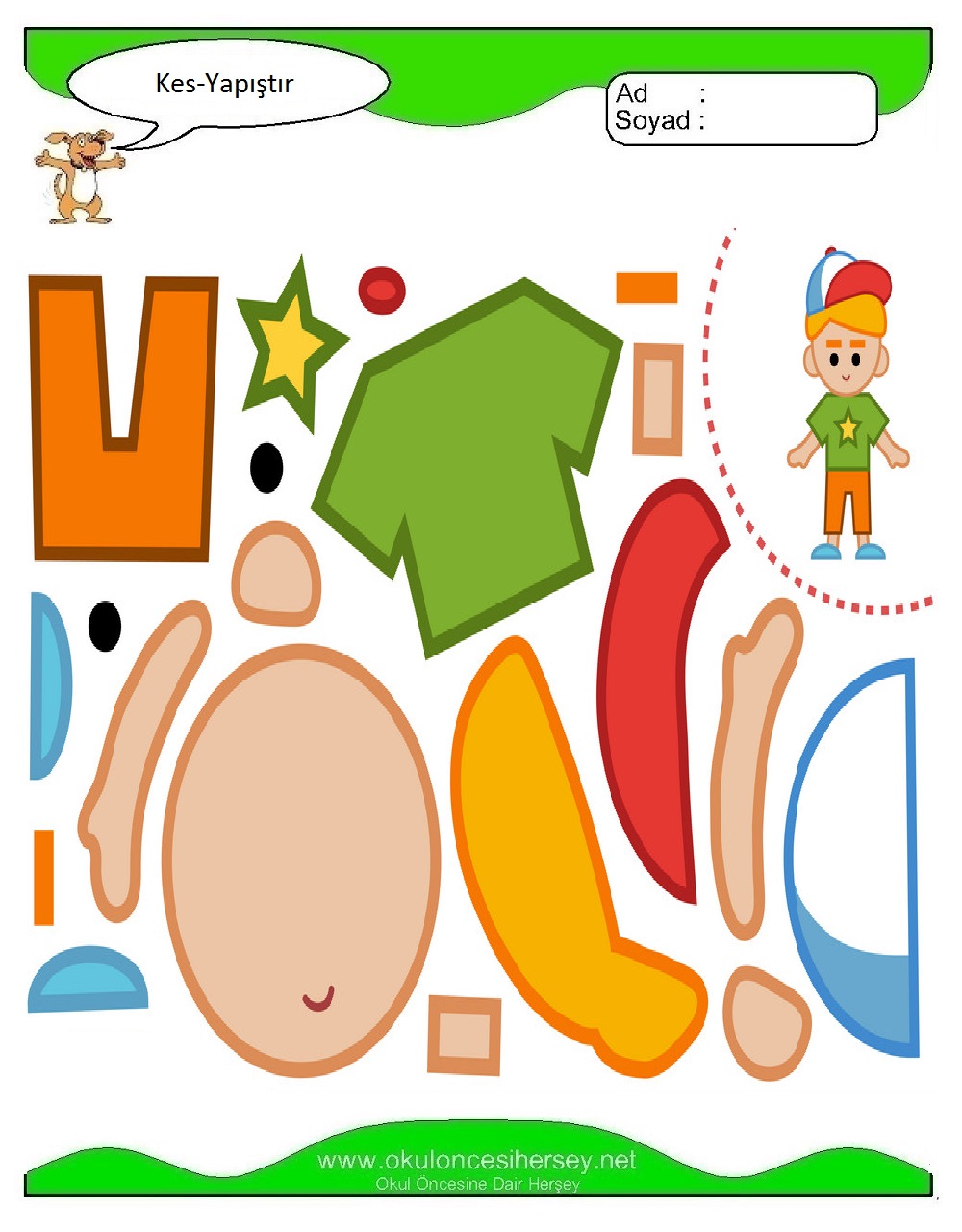 Kes Yapıştır Çalışmaları