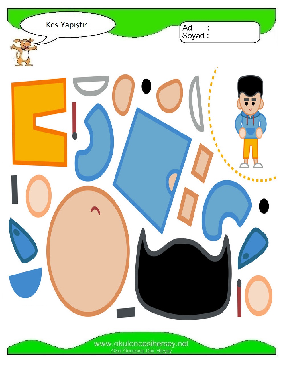 Kes Yapıştır Çalışmaları