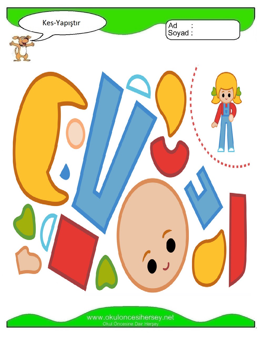 Kes Yapıştır Çalışmaları