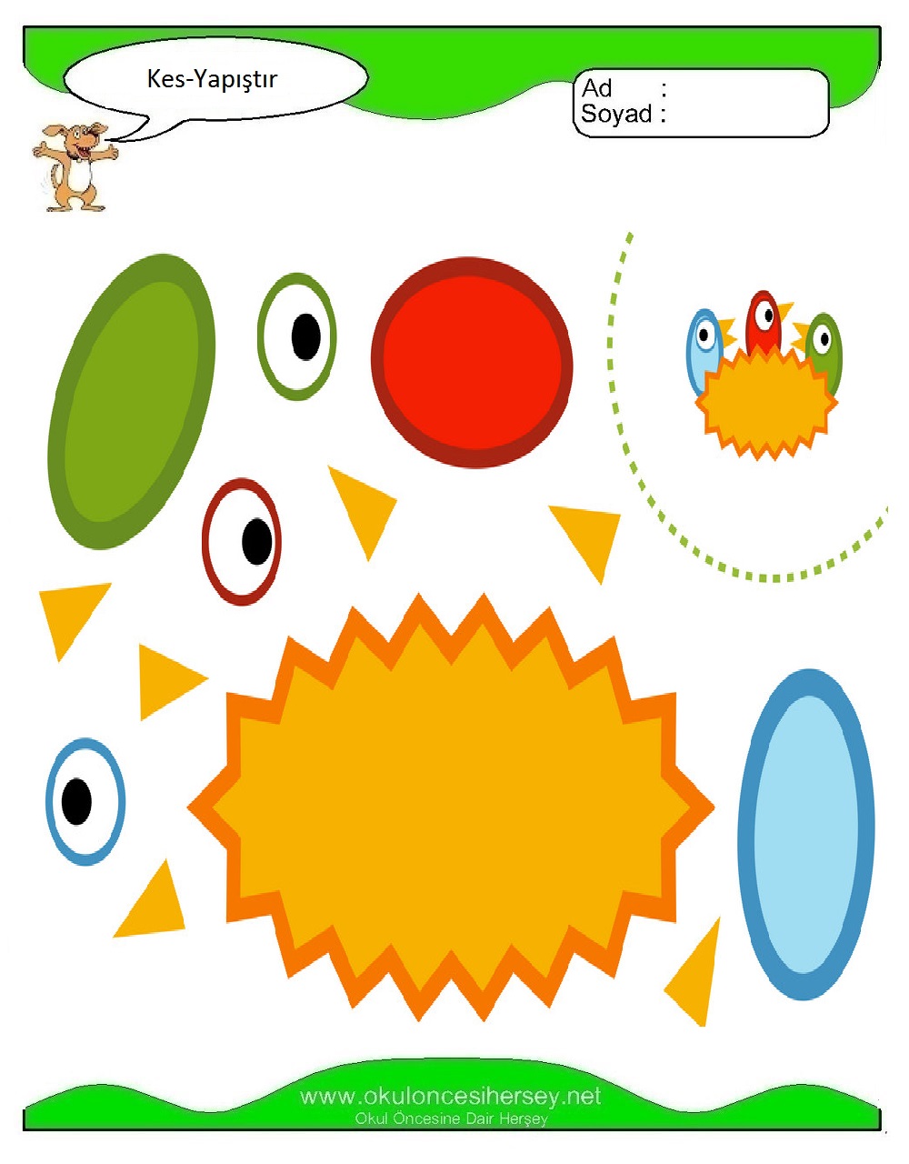 Kes Yapıştır Çalışmaları