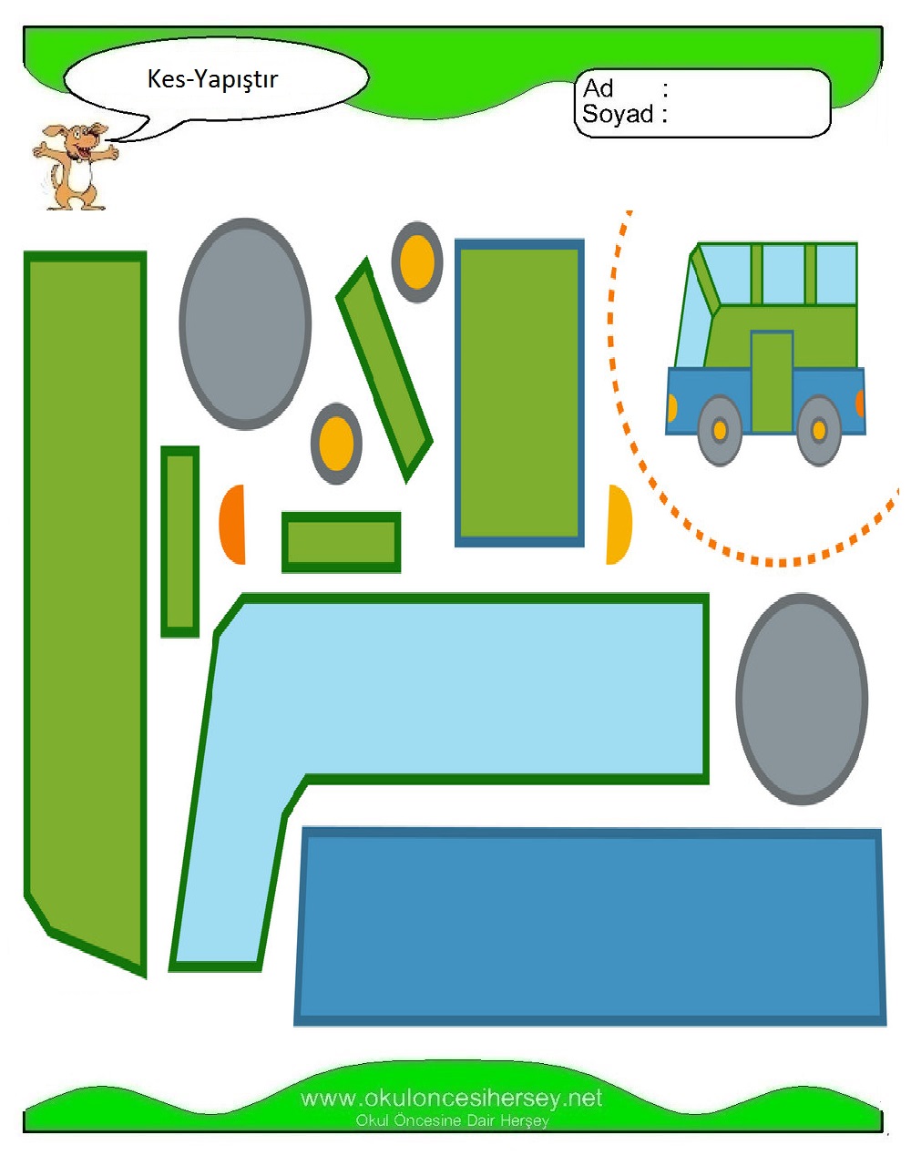 Kes Yapıştır Çalışmaları