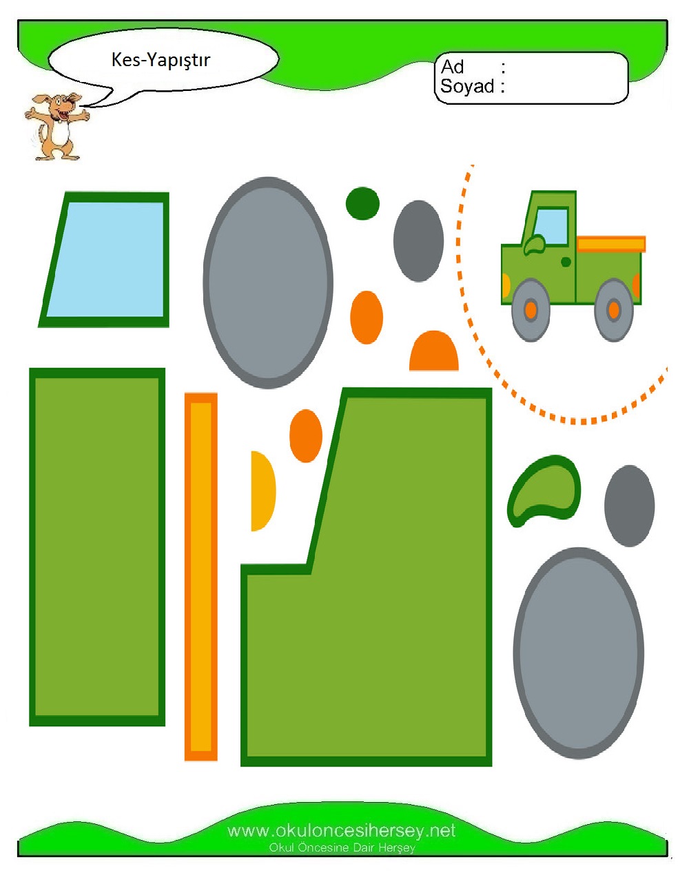 Kes Yapıştır Çalışmaları