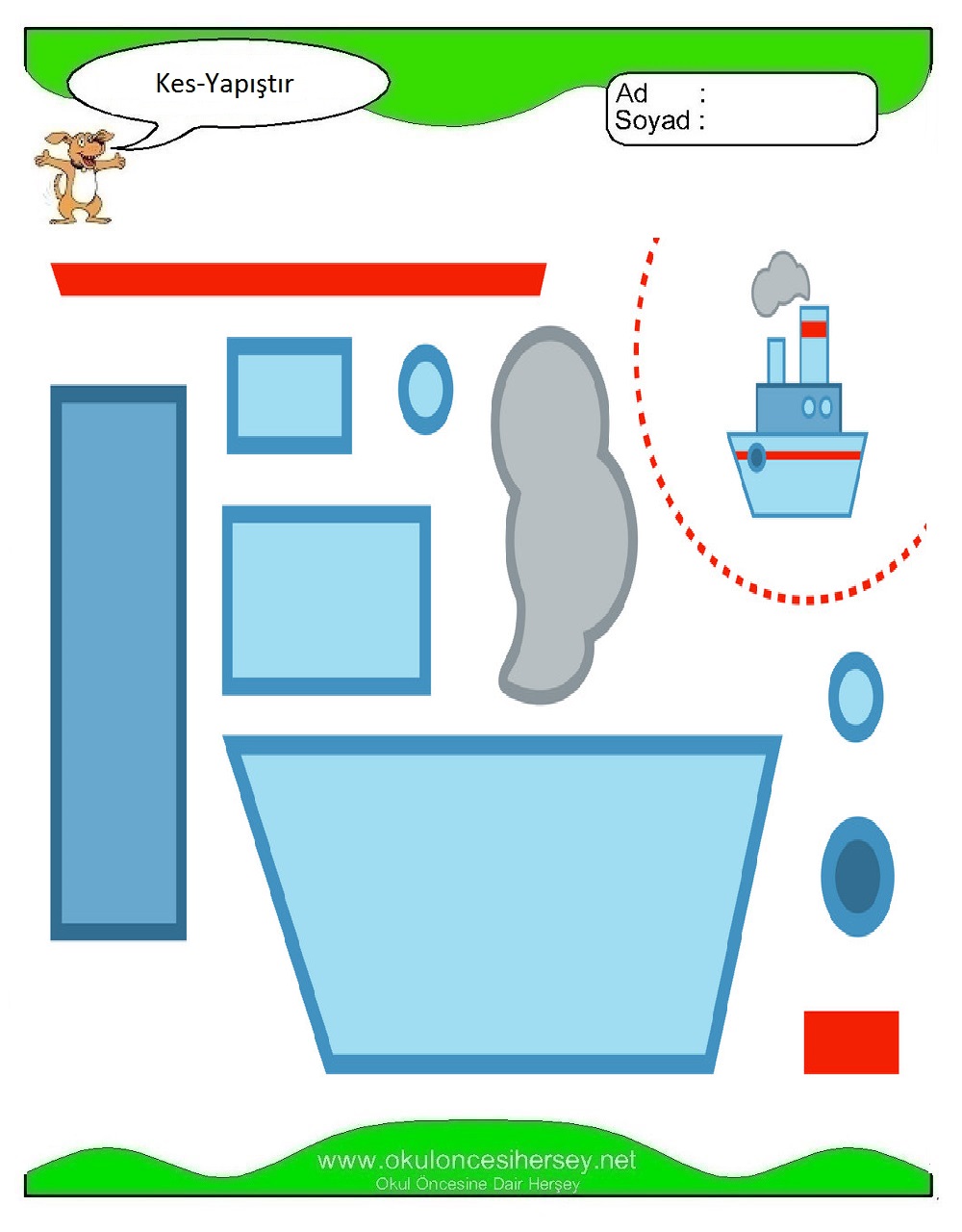Kes Yapıştır Çalışmaları