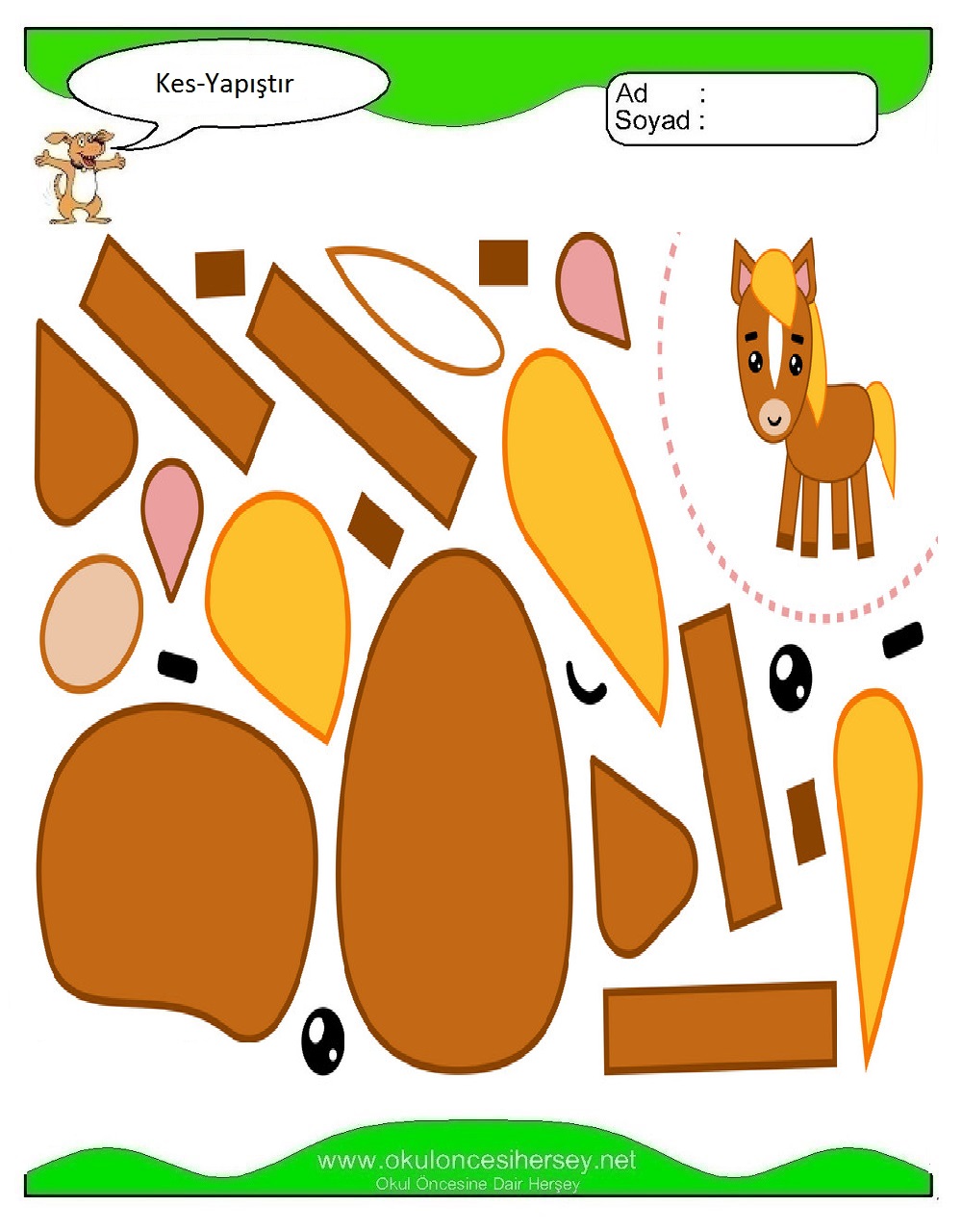 Kes Yapıştır Çalışmaları