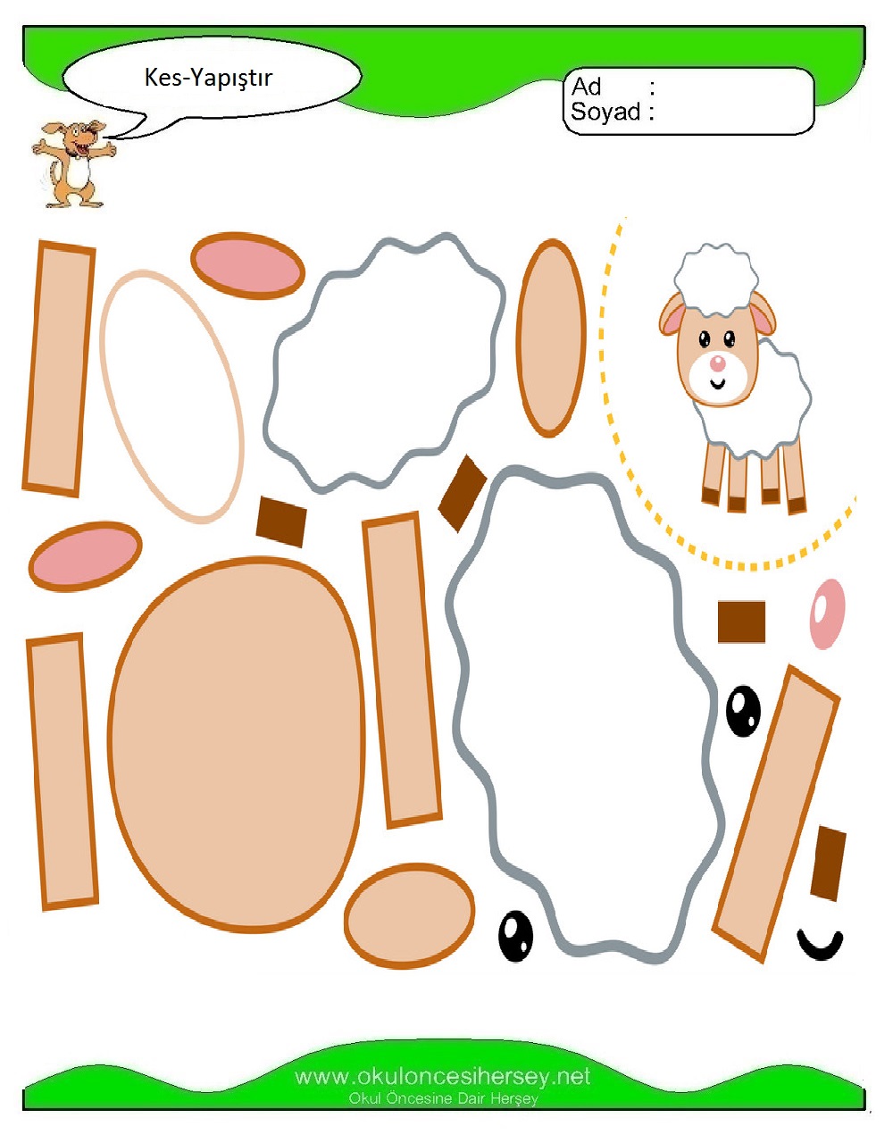 Kes Yapıştır Çalışmaları