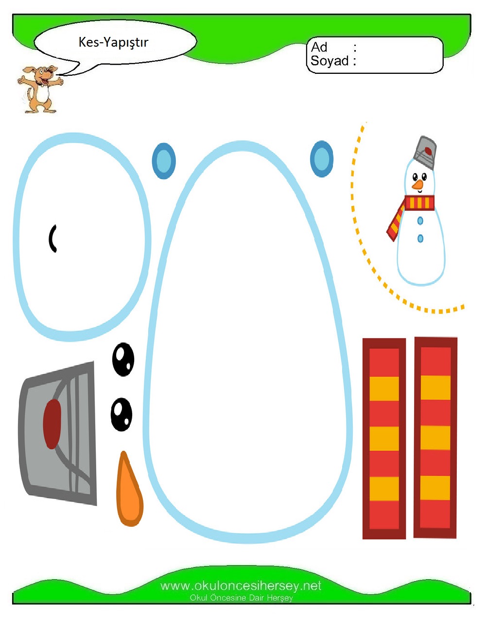Kes Yapıştır Çalışmaları