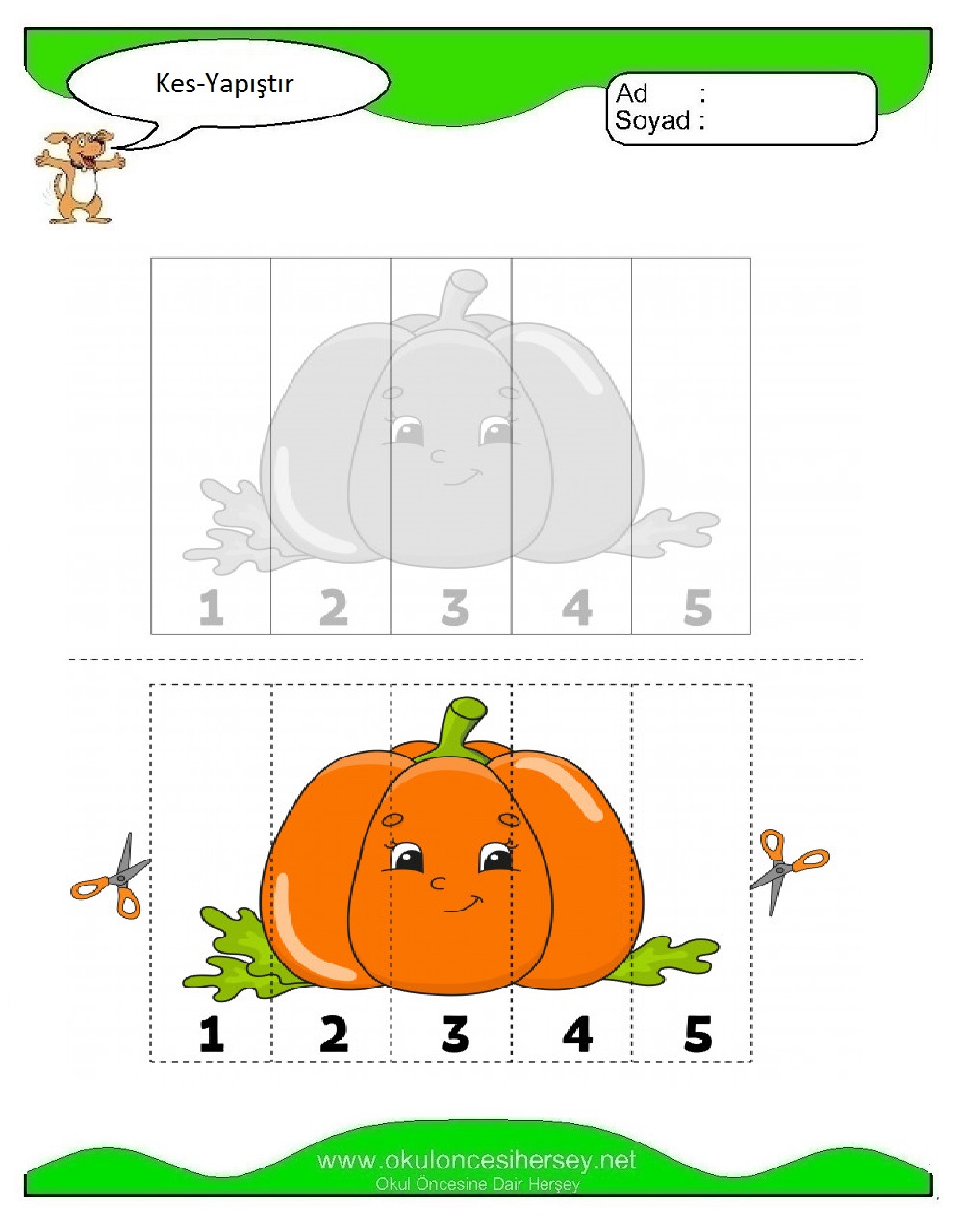 Kes Yapıştır Çalışmaları