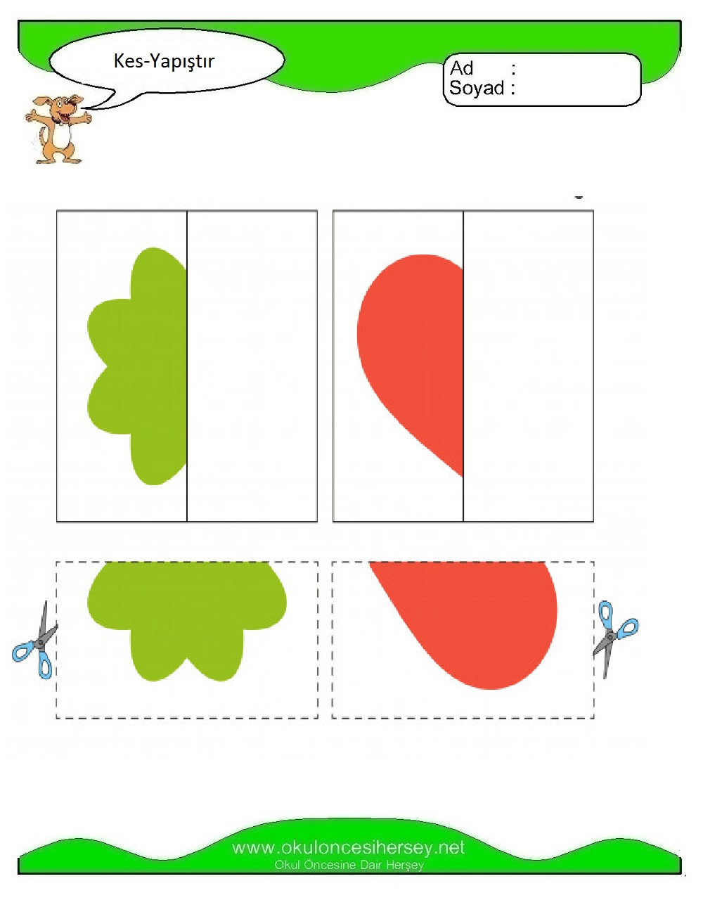 Kes Yapıştır Çalışmaları