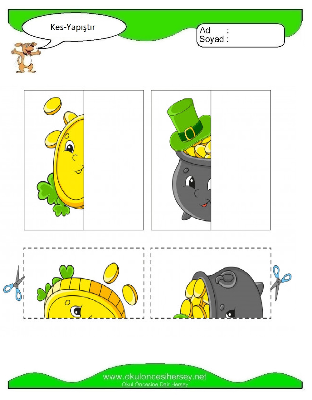 Kes Yapıştır Çalışmaları