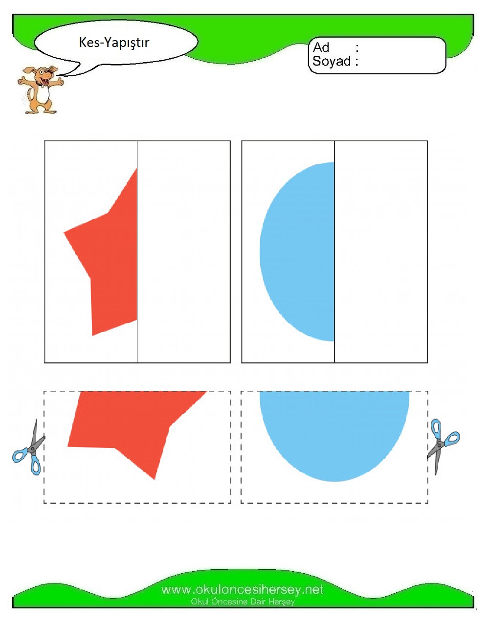 Kes Yapıştır Çalışmaları