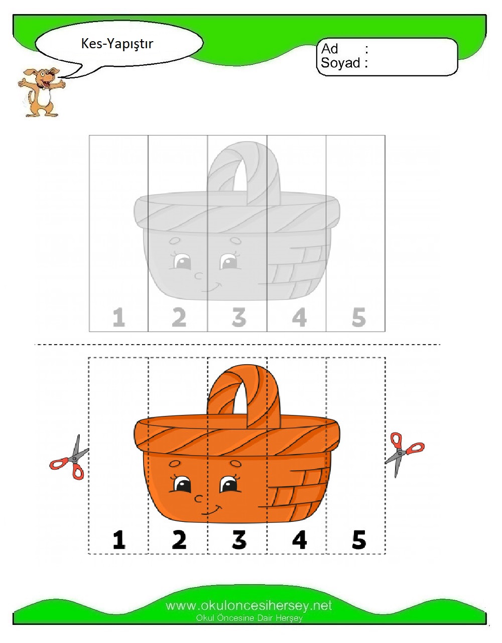 Kes Yapıştır Çalışmaları