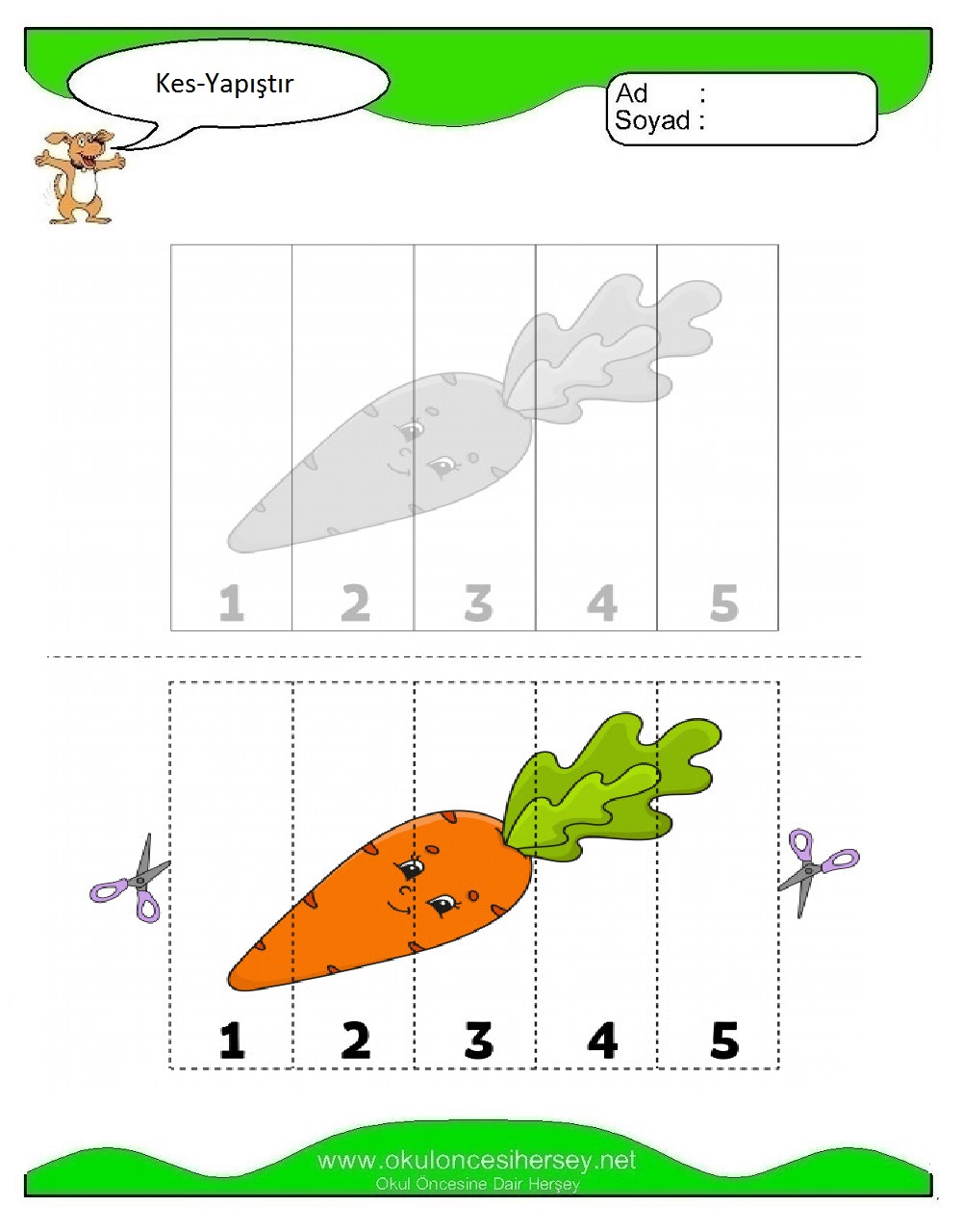 Kes Yapıştır Çalışmaları