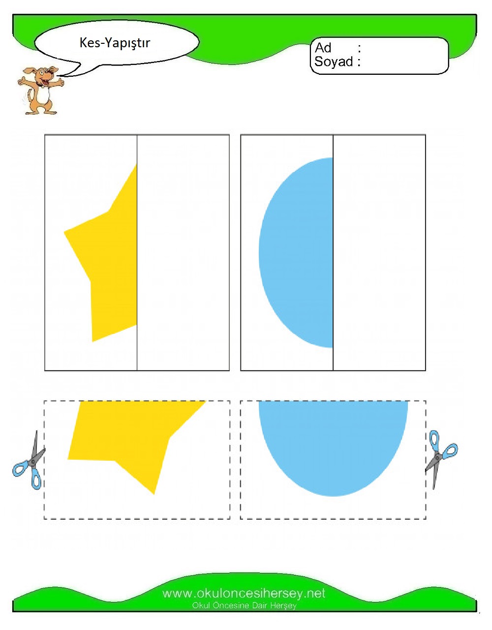 Kes Yapıştır Çalışmaları