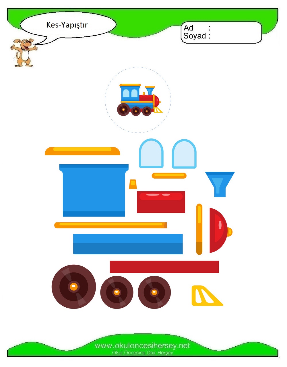 Kes Yapıştır Çalışmaları