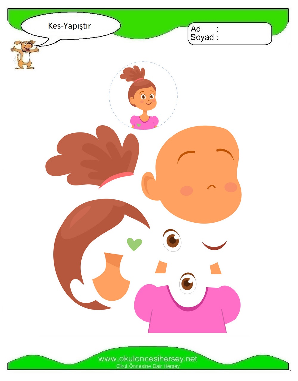 Kes Yapıştır Çalışmaları