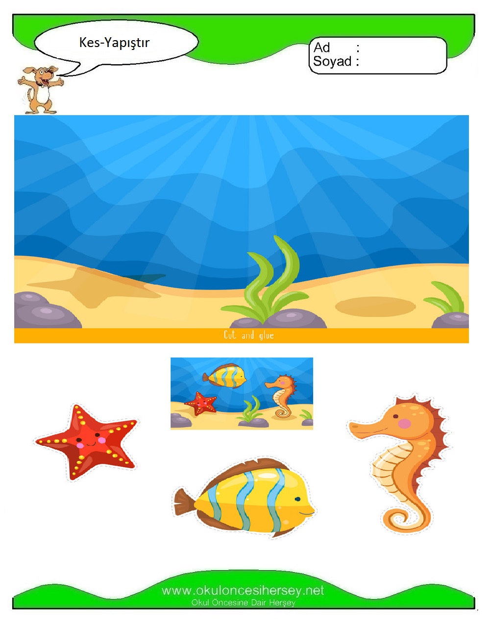 Kes Yapıştır Çalışmaları