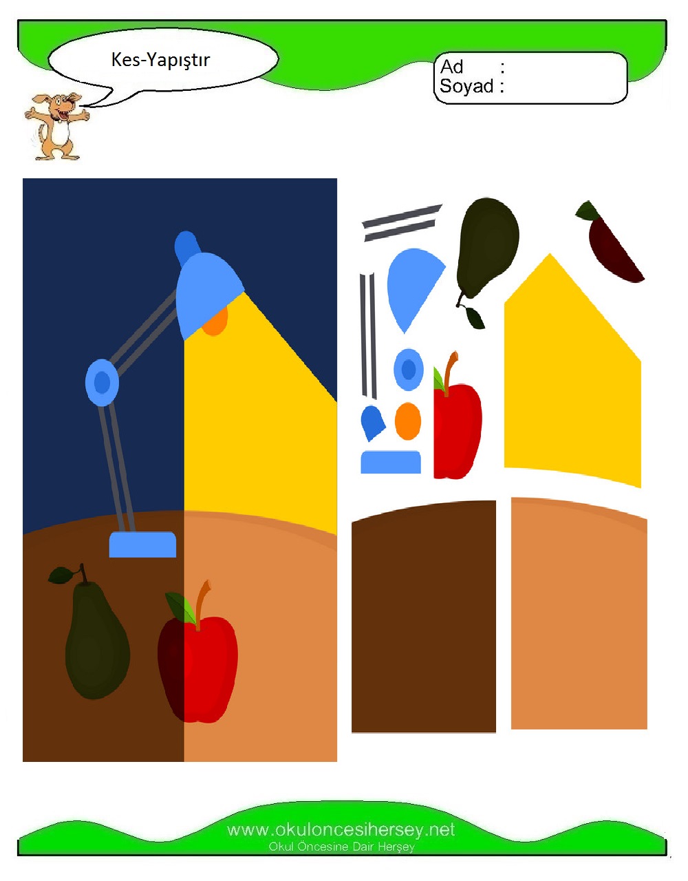 Kes Yapıştır Çalışmaları