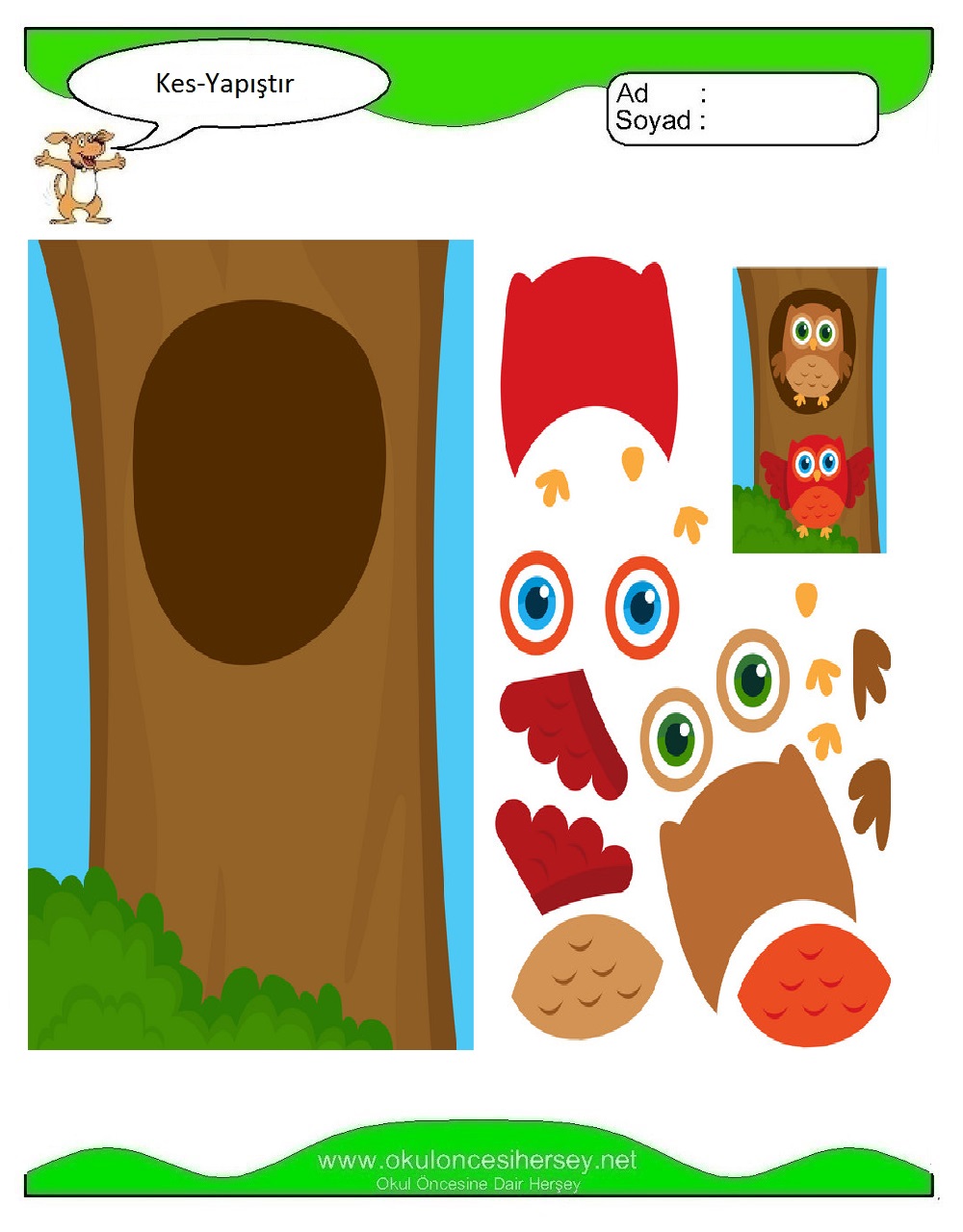 Kes Yapıştır Çalışmaları