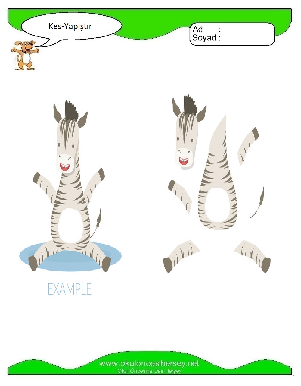 Kes Yapıştır Çalışmaları