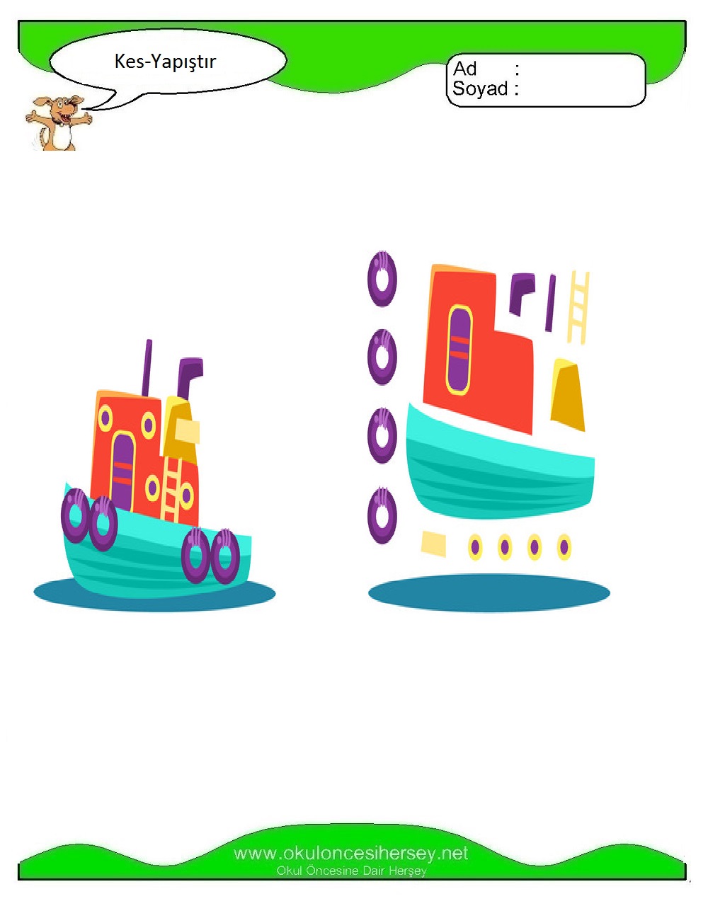 Kes Yapıştır Çalışmaları