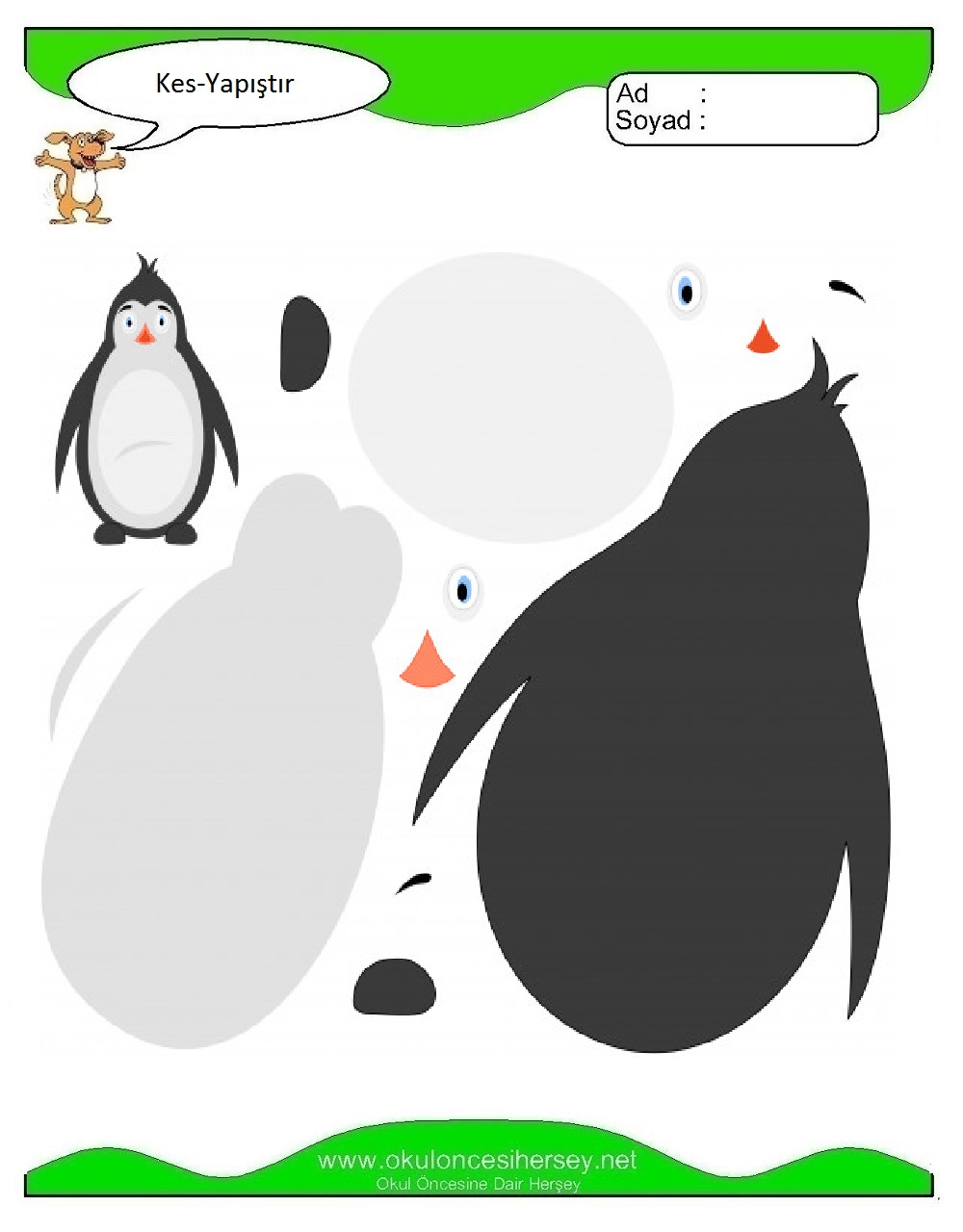 Kes Yapıştır Çalışmaları