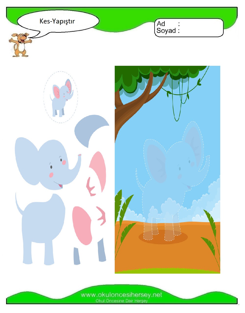 Kes Yapıştır Çalışmaları