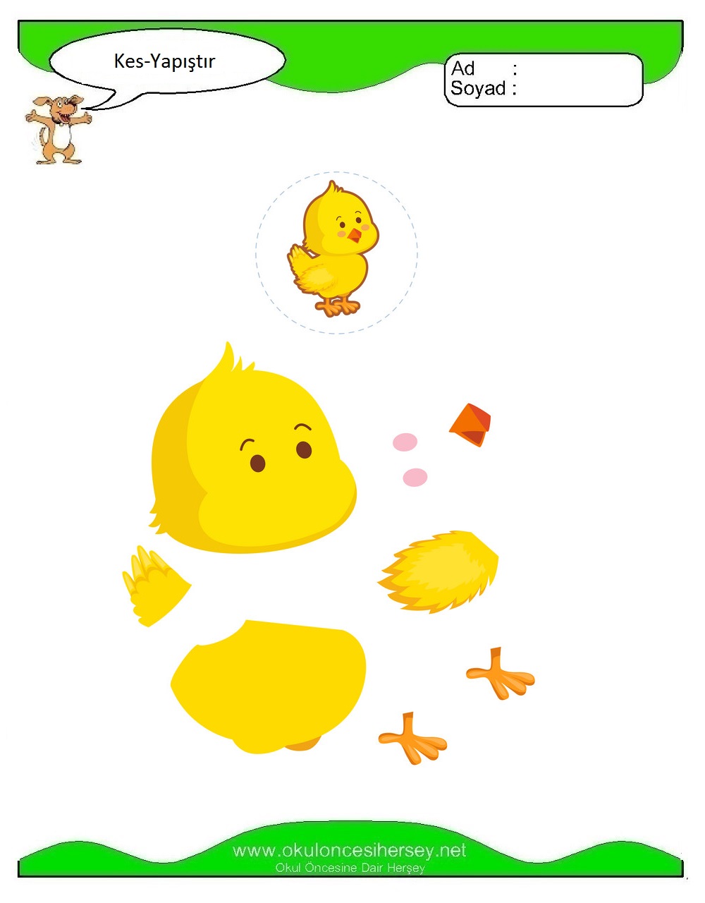 Kes Yapıştır Çalışmaları